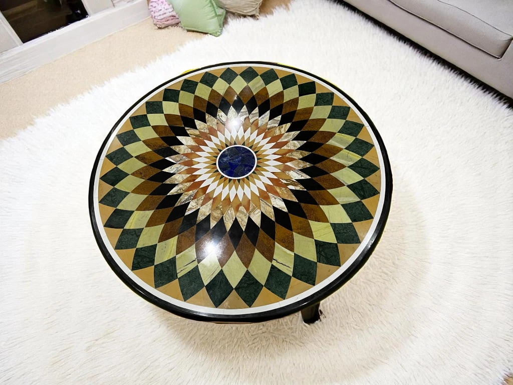Premium Decorative Round Marble Table for Interiors
